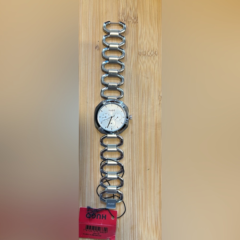 Hugo Boss Watch With 38mm Silver Chronograph Face & Silver Bracelet - Picture 5 of 5